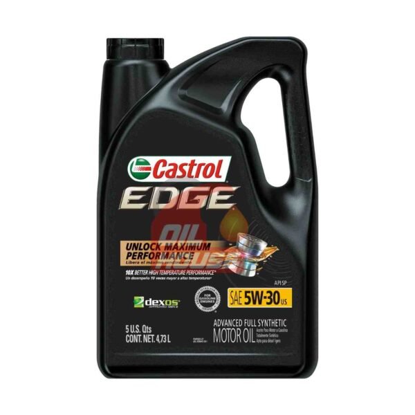 Castrol EDGE 5W-30 Advanced Full Synthetic Motor Oil – 5 Quart