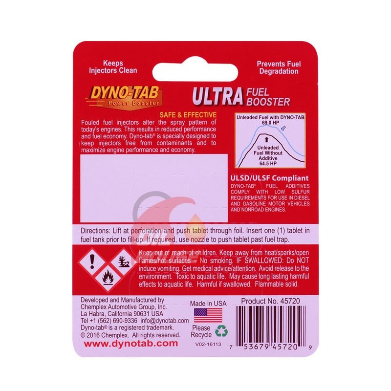 Dyno-Tab ULTRA Fuel Booster 6 tab card - Image 2