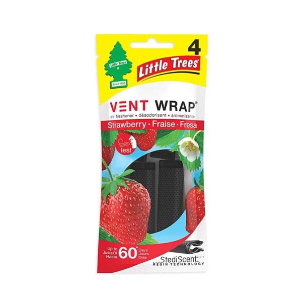 Little Trees Strawberry Vent Wrap Car Air Freshener