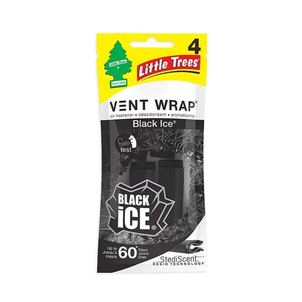 Little Trees  Black Ice Vent Wrap Car Air Freshener
