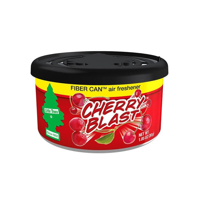 Little Trees Cherry Blast Scent Fiber Can Car Air Freshener 30g