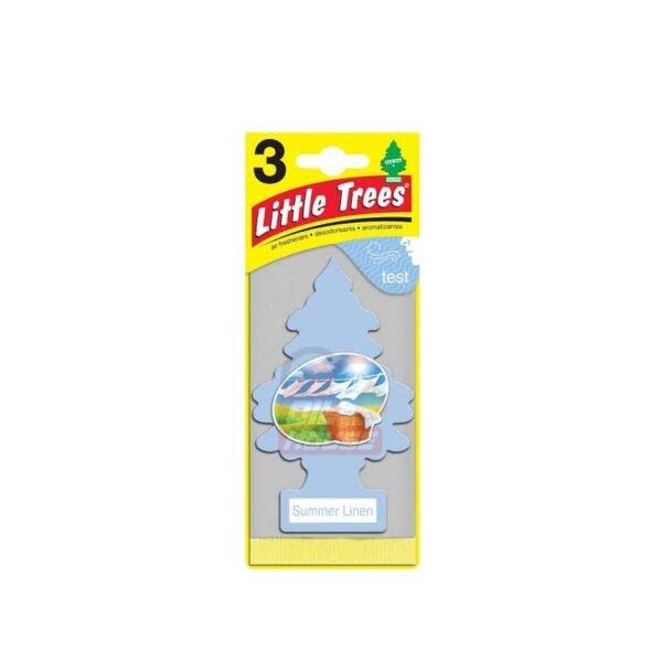 Little Trees Summer Linen Scent Car Air Freshener