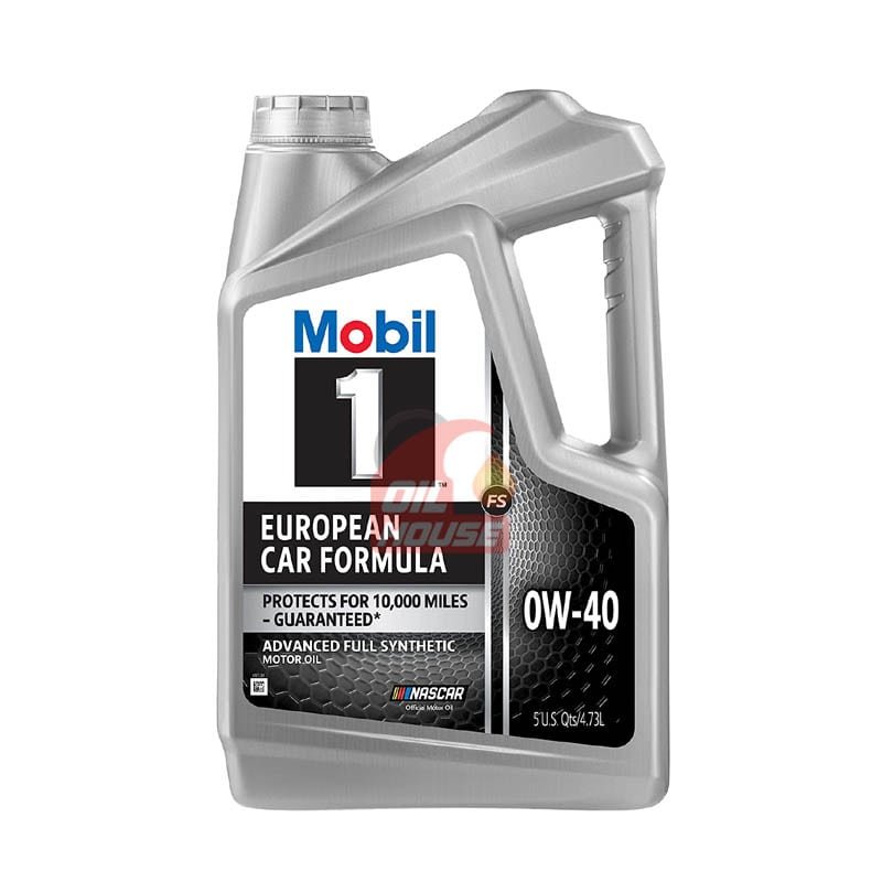 Mobil 1 European Car Formula 0W-40 Full Synthetic Motor Oil 4.73L/5Quart