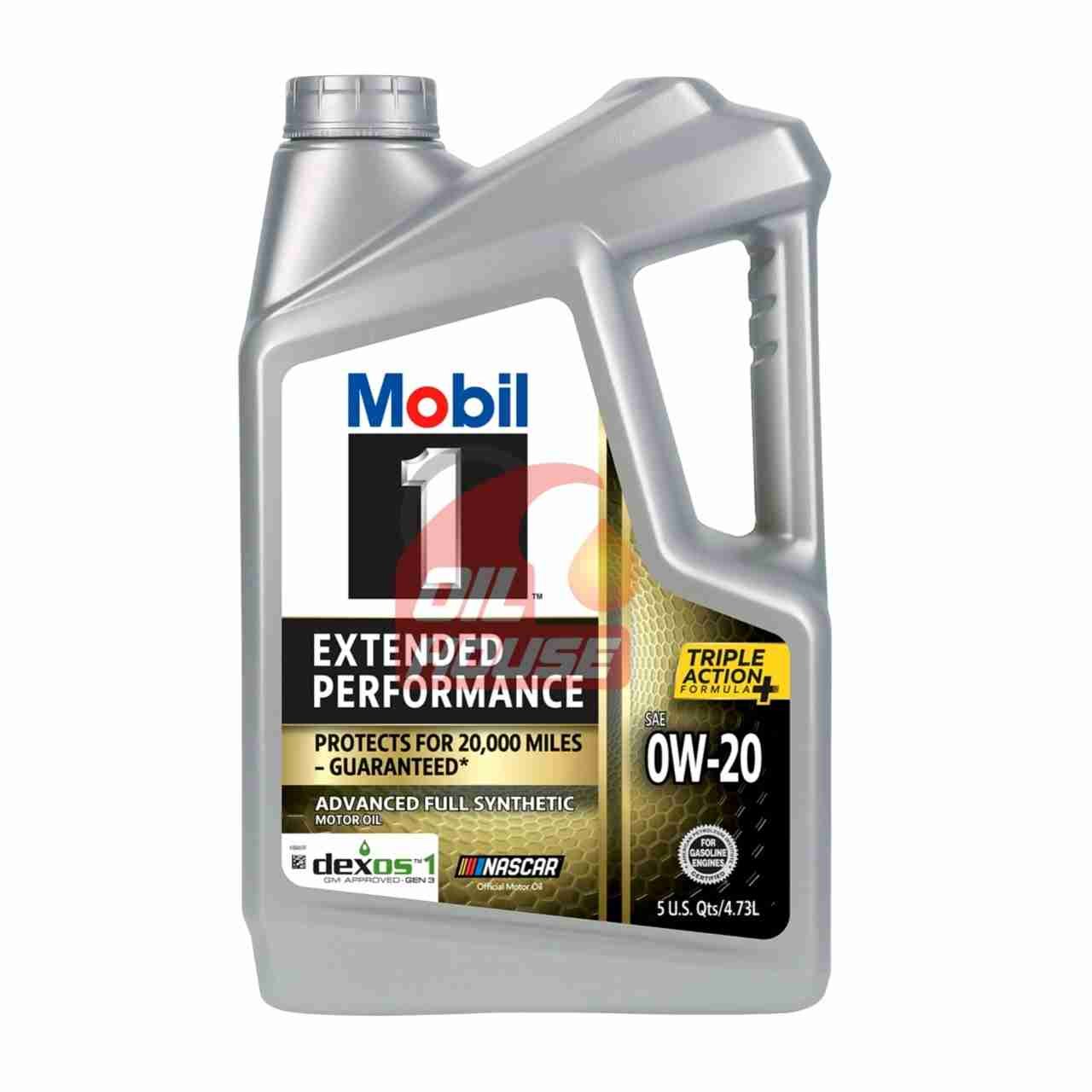 Mobil 1 Extended Performance 0W-20 Full Synthetic Motor Oil - 5 Quart