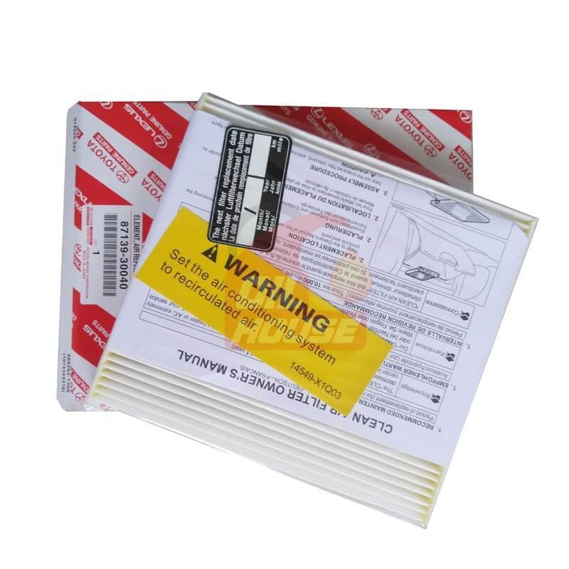 TOYOTA GENUINE CABIN AIR FILTER 87139-30040