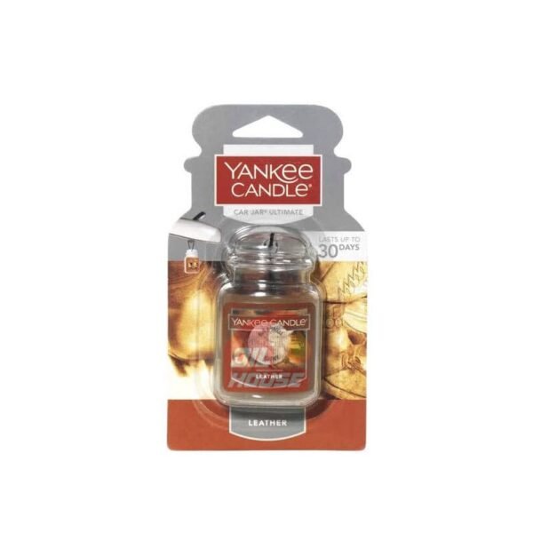 Yankee Candle Leather Car Air Freshener 0.96 oz