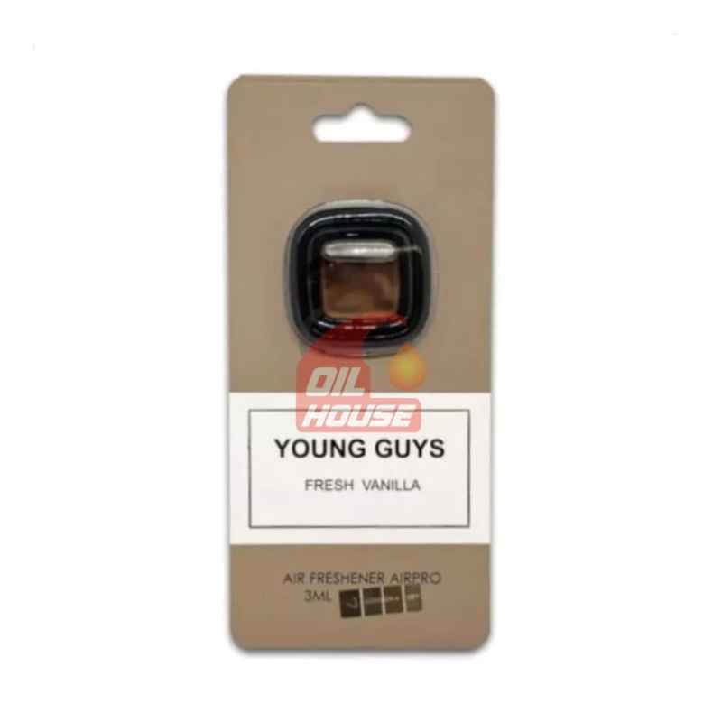 Young Guys Vent Clip Fresh Vanilla Car Air Freshener 3ml